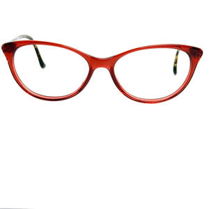 Safilo Buratto 06 C9a Eyeglasses Frames Red Full Rim Cat‎ Eye H19711